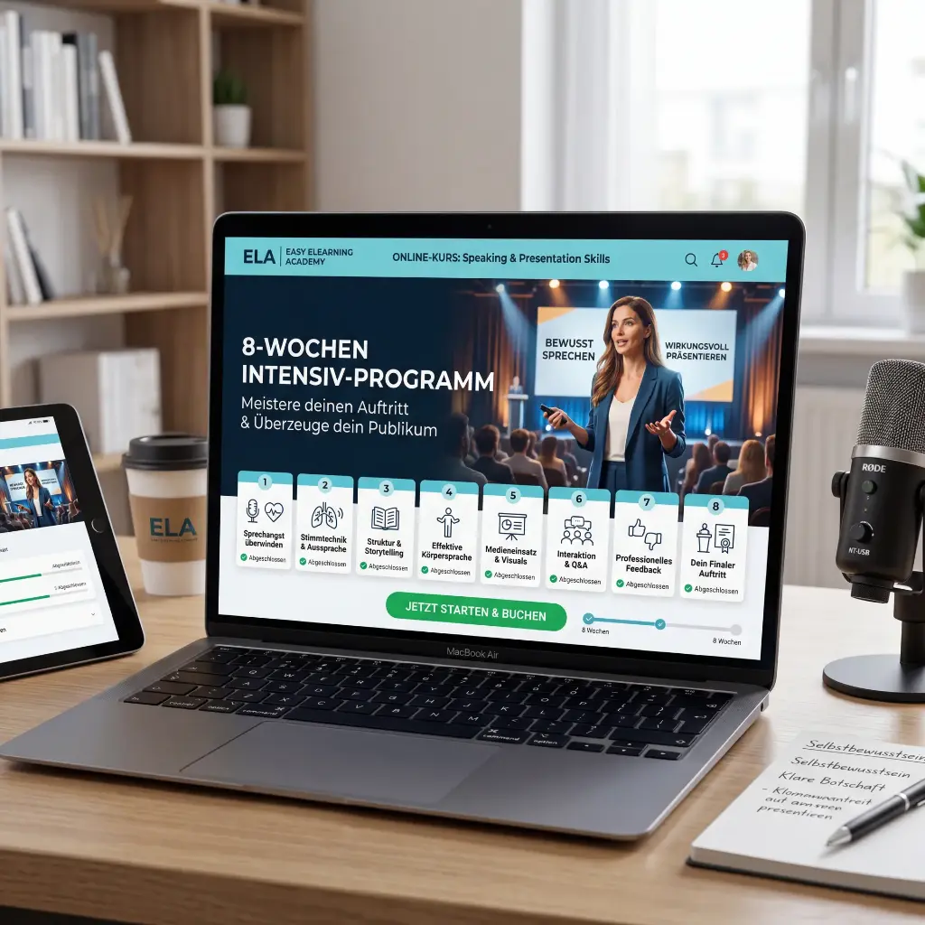 Speaking & Presentation Skills – 8 Wochen